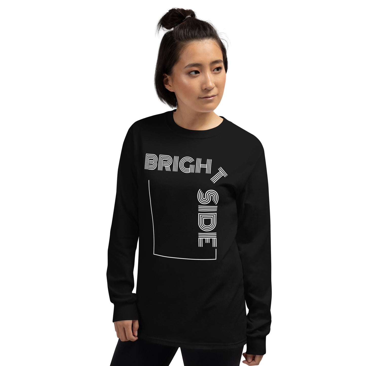 Lazy Bright Long Sleeve Tee in White