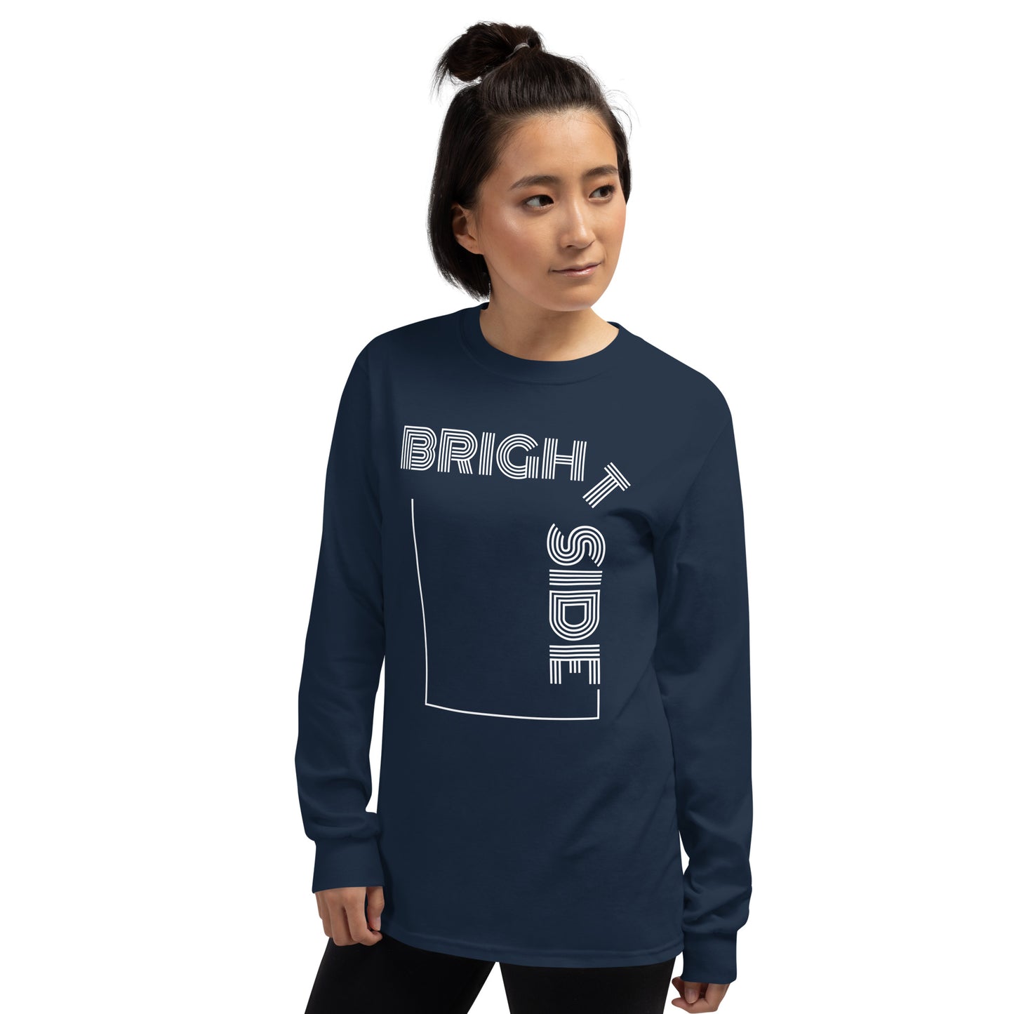Lazy Bright Long Sleeve Tee in White