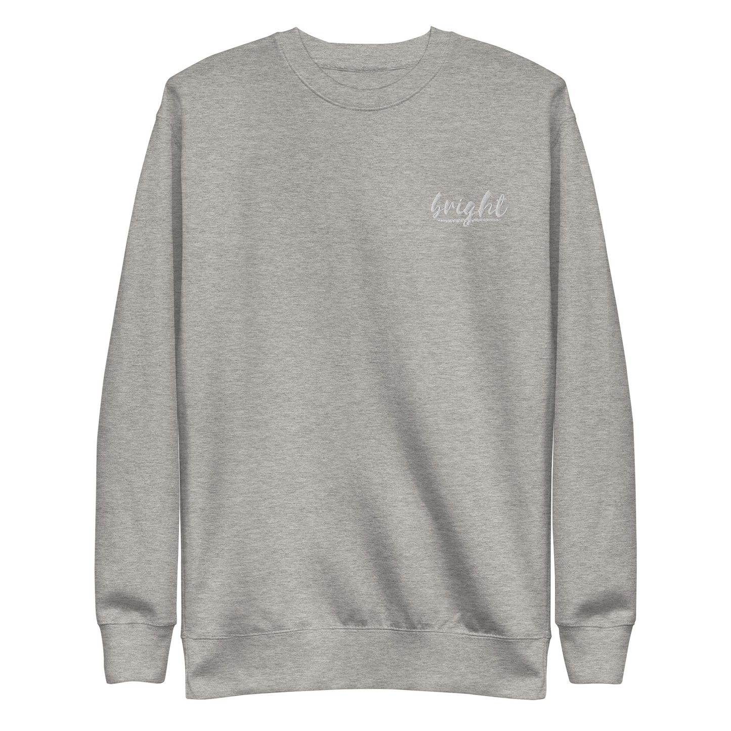 Bright Lower Logo Sweatshirt in White