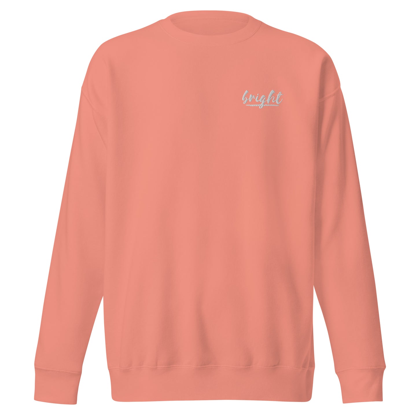 Bright Lower Logo Sweatshirt in White