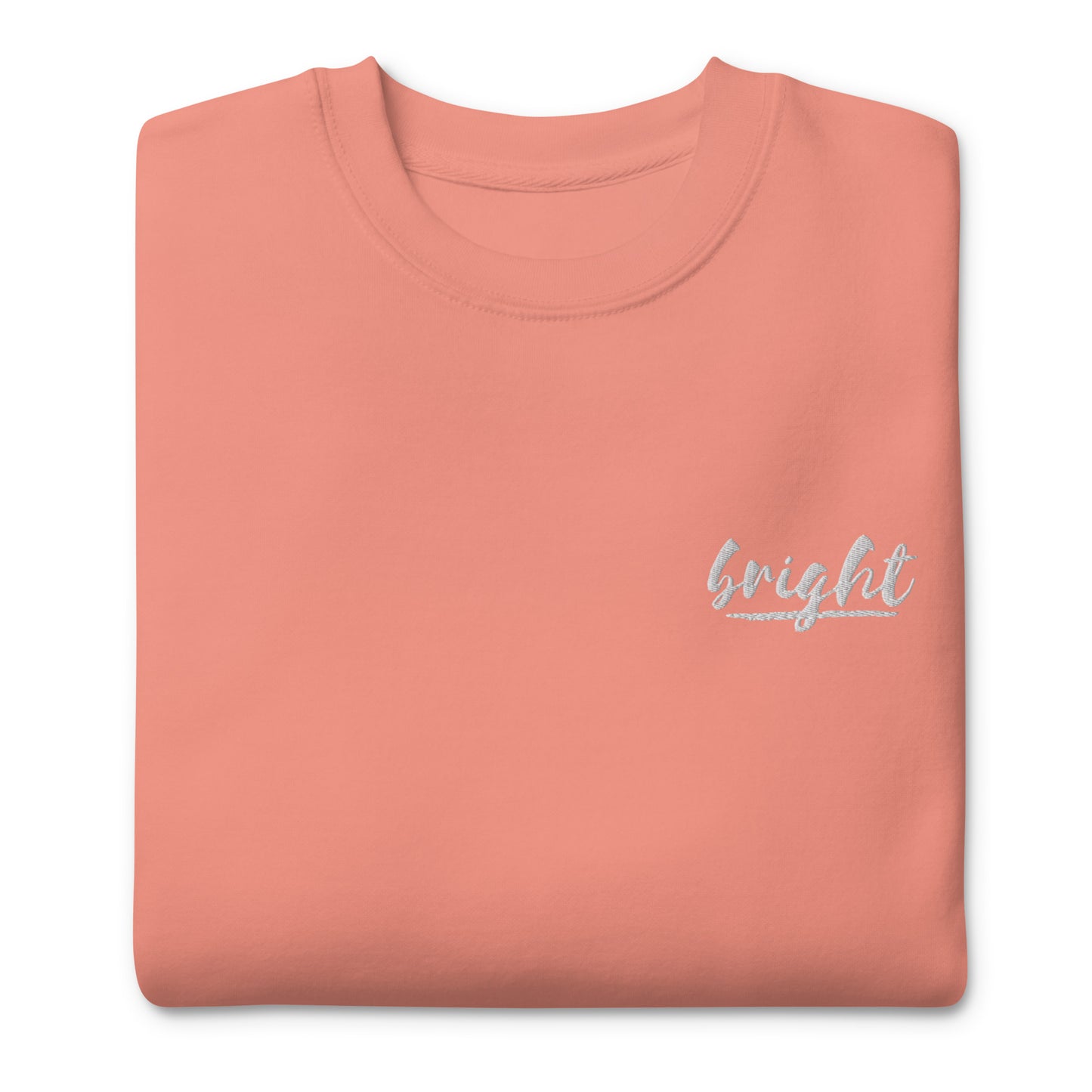 Bright Lower Logo Sweatshirt in White