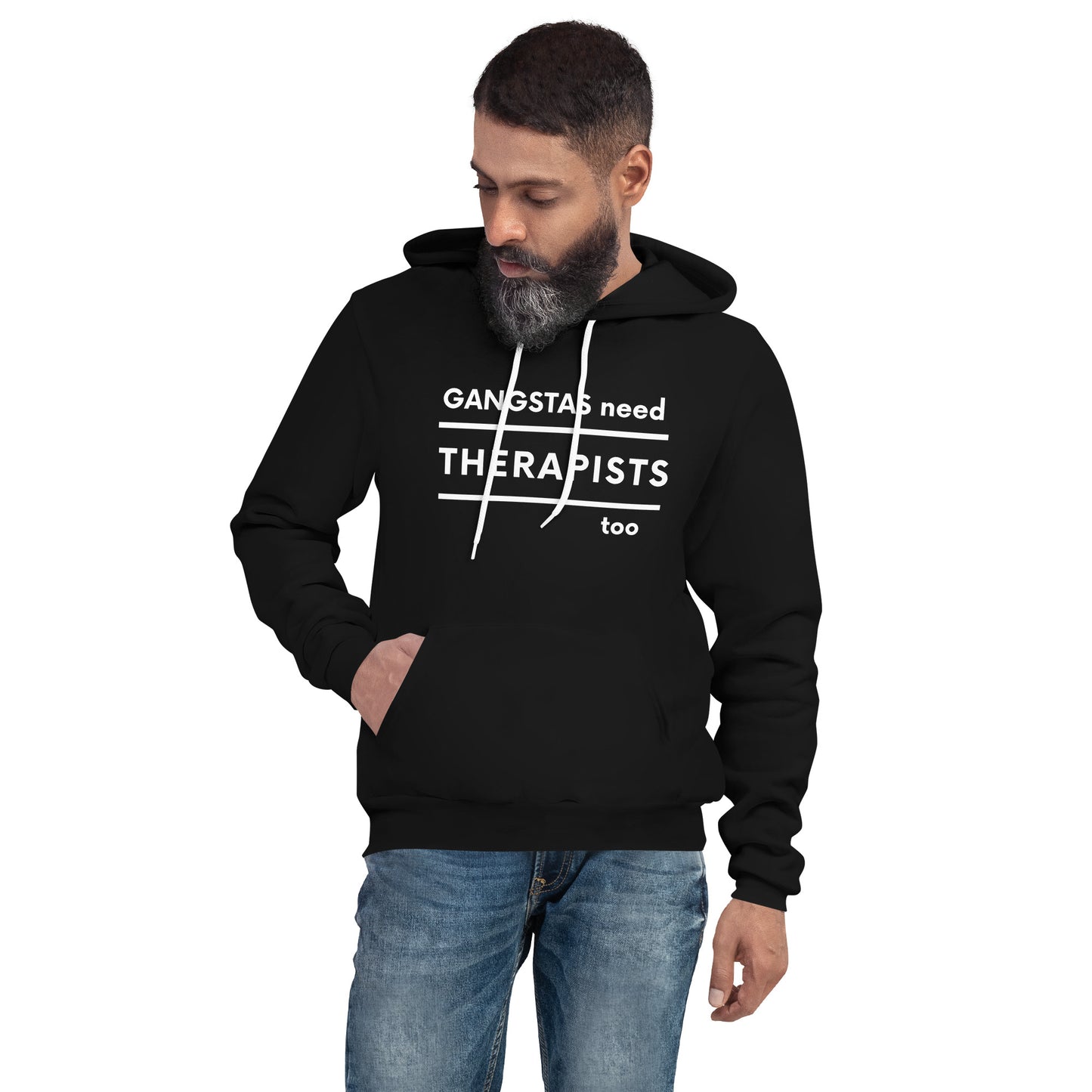Gangsta Hoodie in White