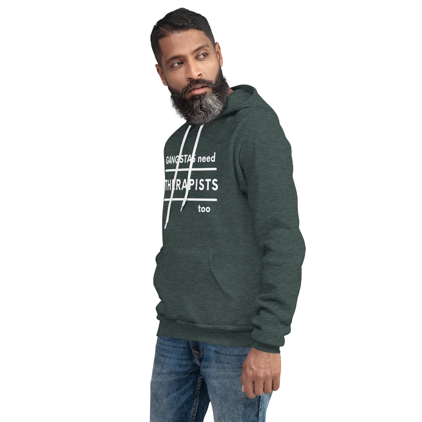 Gangsta Hoodie in White