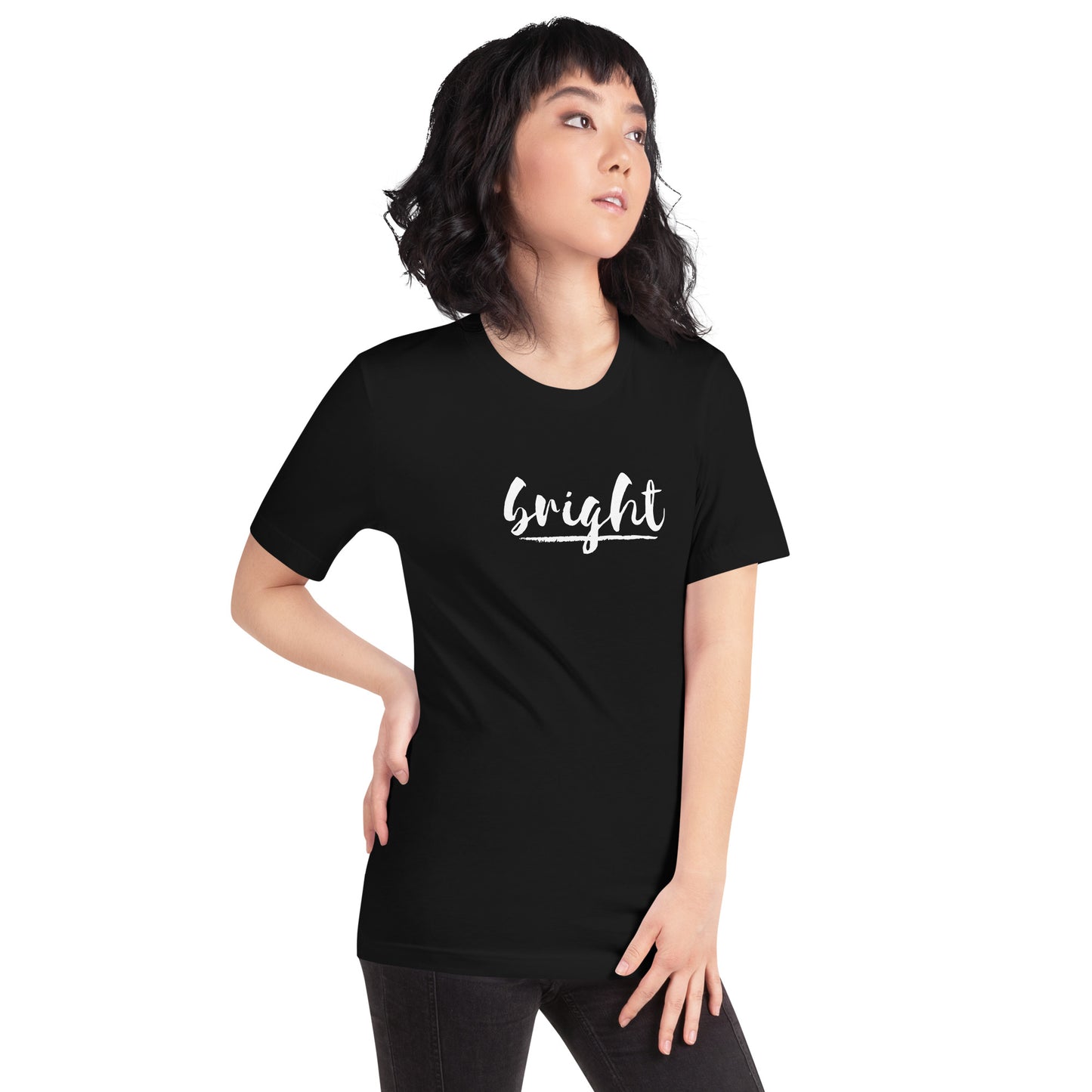 Bright Lower Logo in White