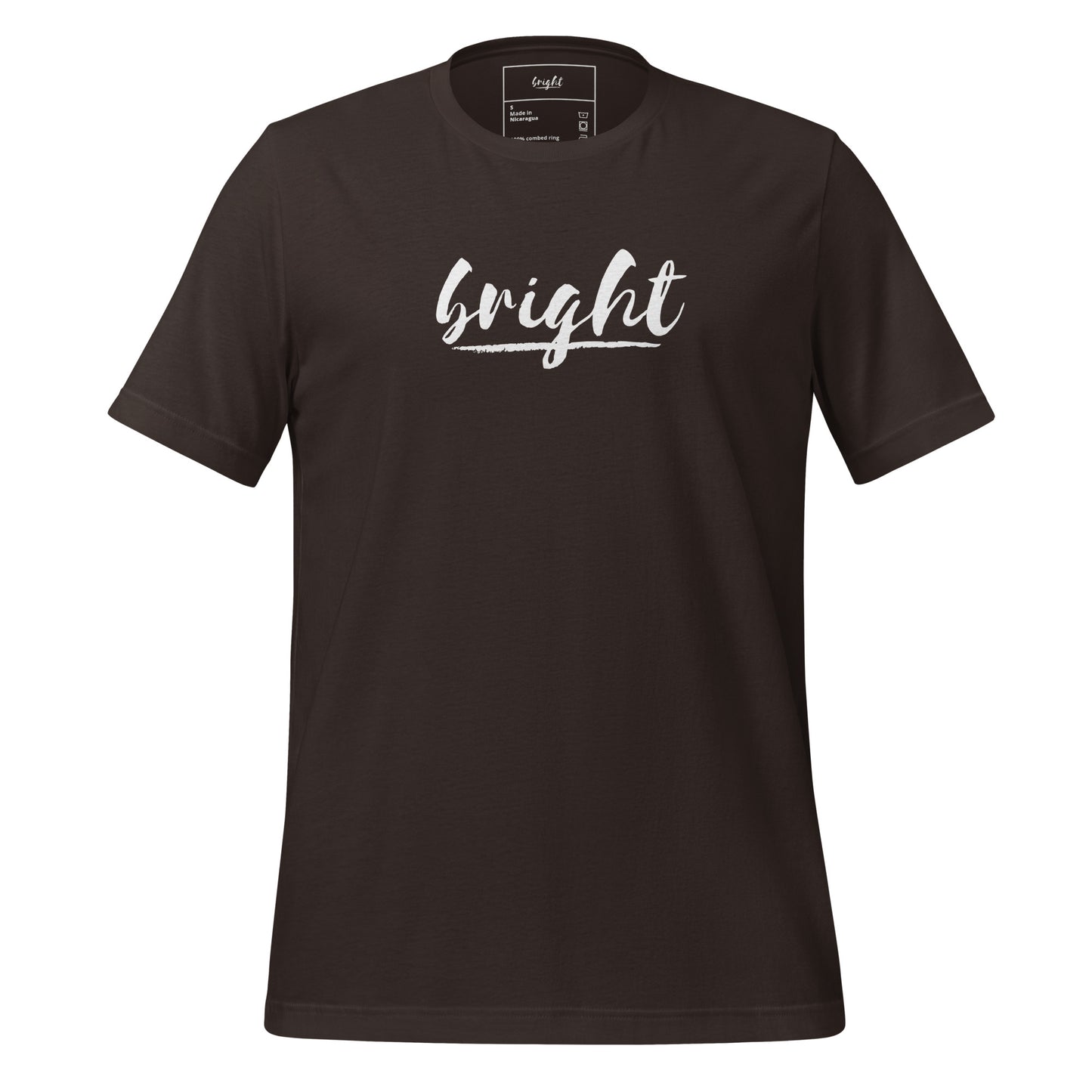 Bright Lower Logo Tee in White