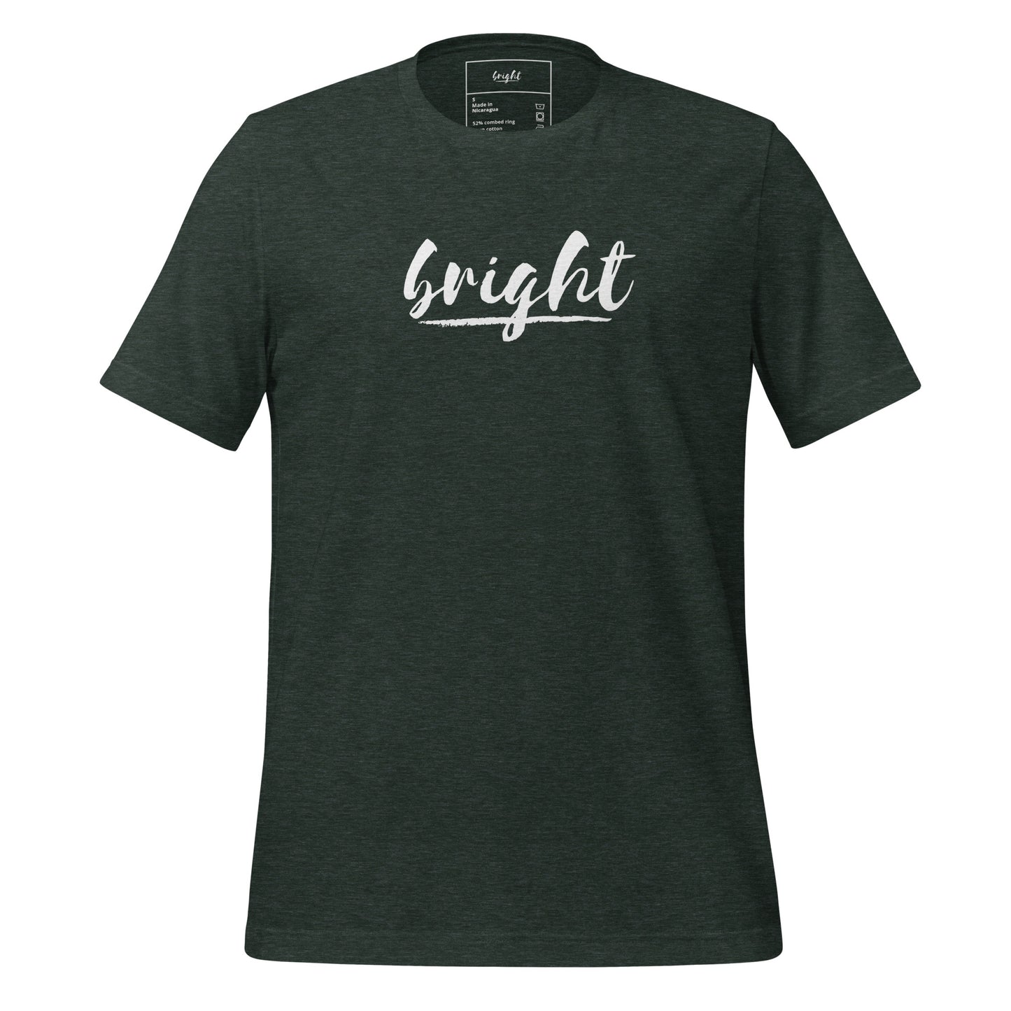 Bright Lower Logo Tee in White