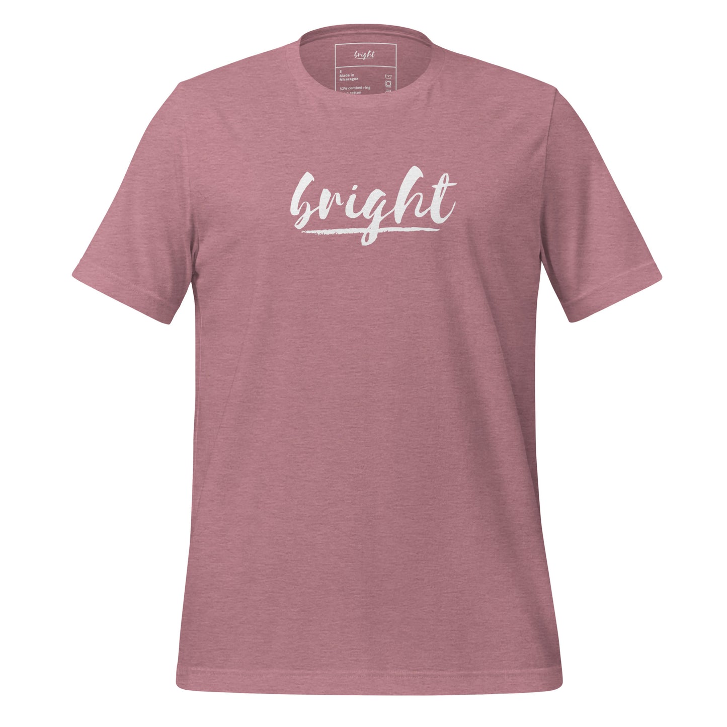 Bright Lower Logo Tee in White