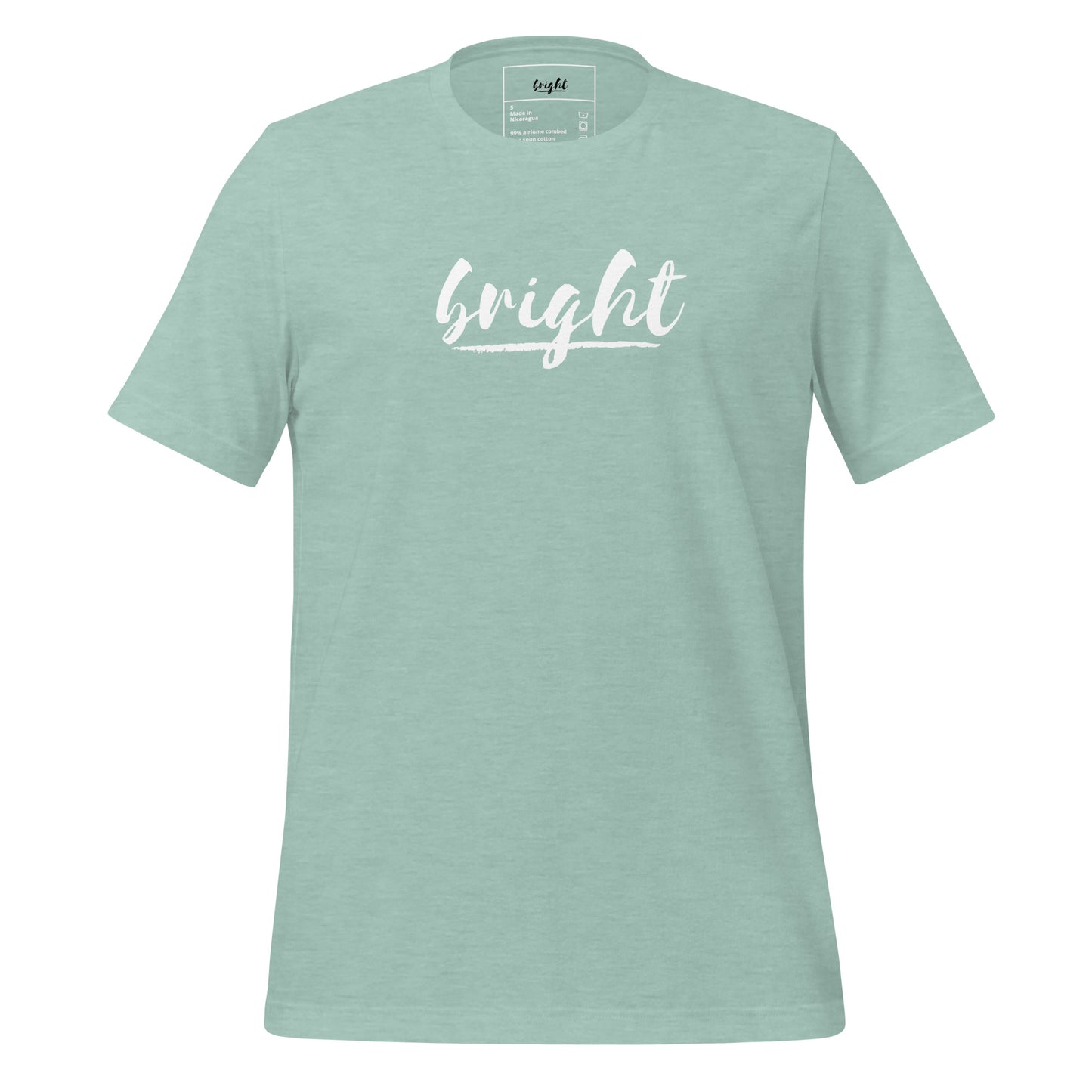 Bright Lower Logo Tee in White