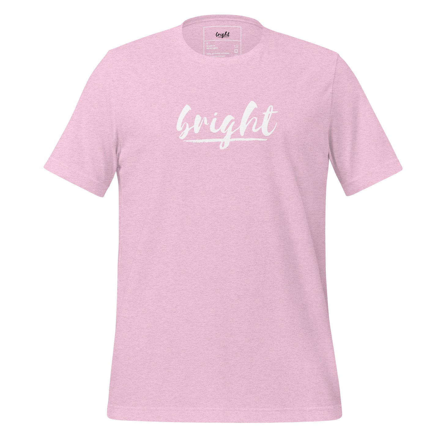 Bright Lower Logo Tee in White