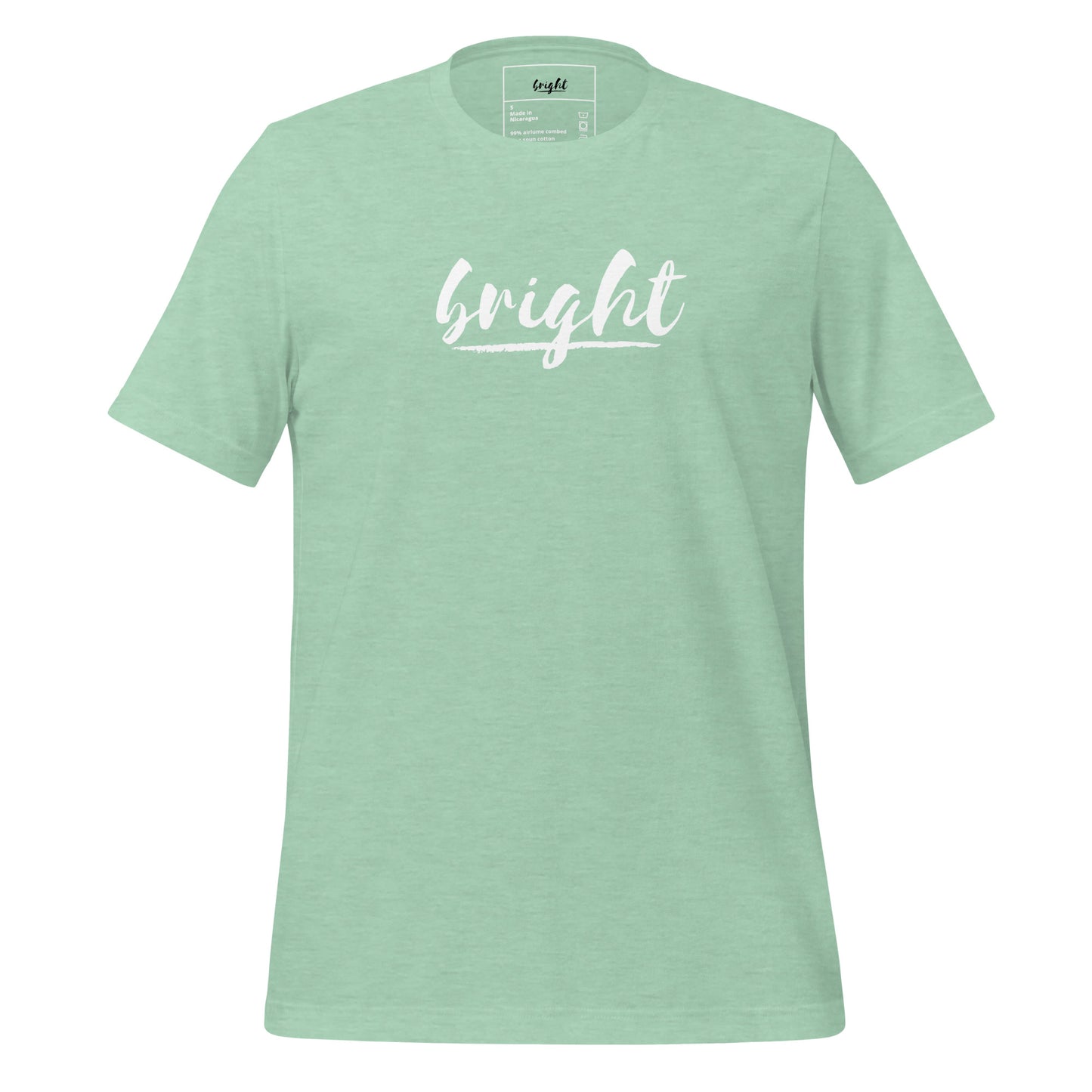Bright Lower Logo Tee in White