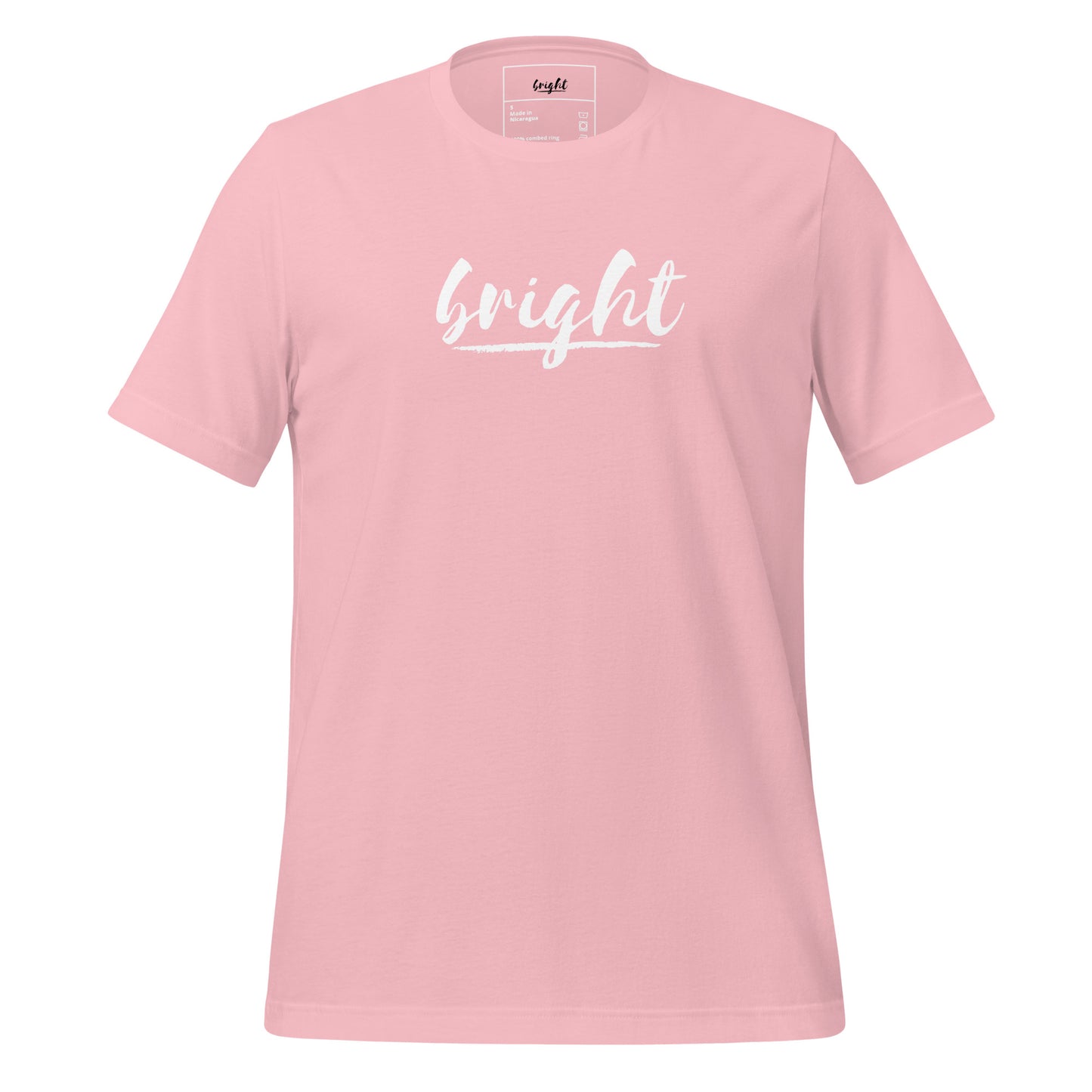 Bright Lower Logo Tee in White