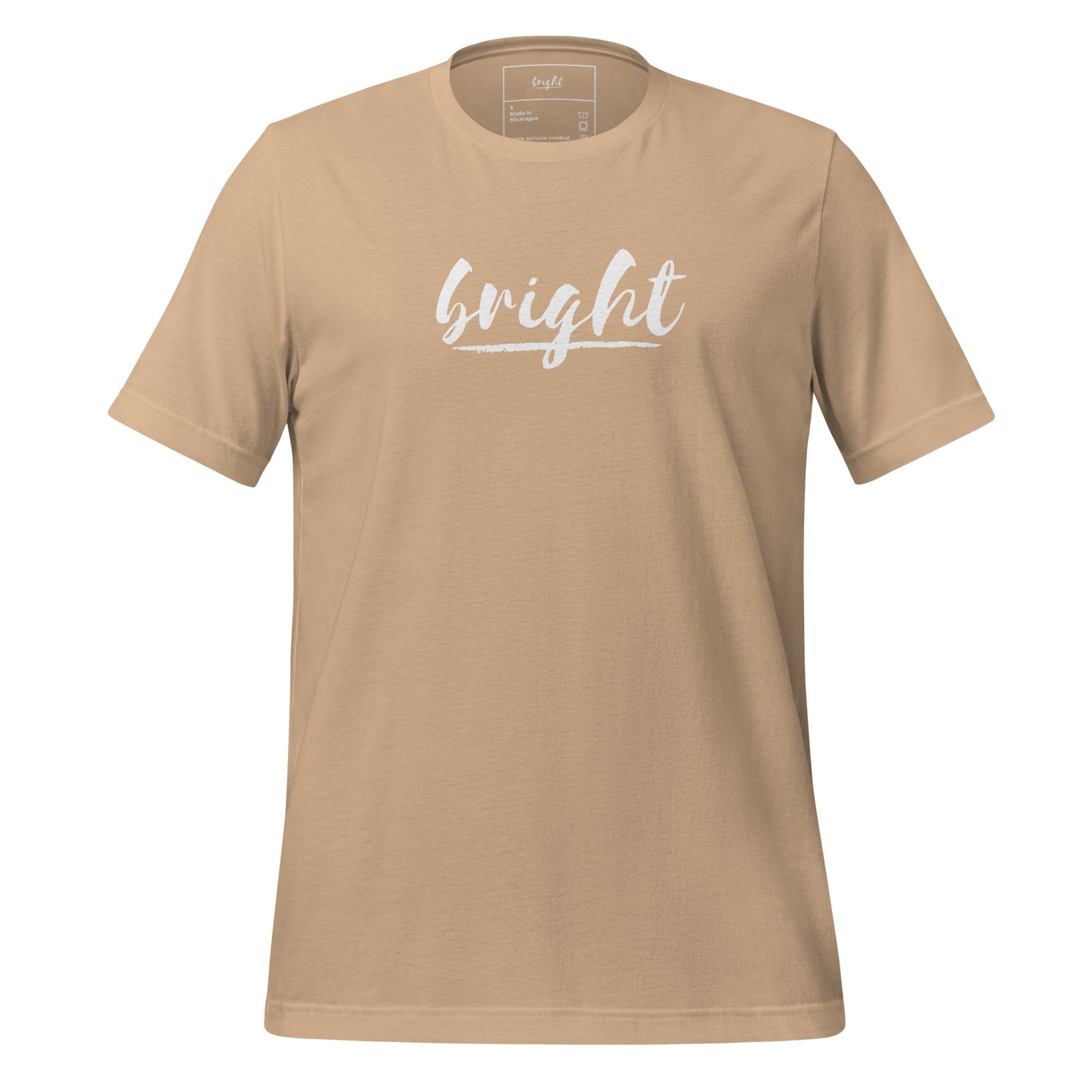 Bright Lower Logo Tee in White