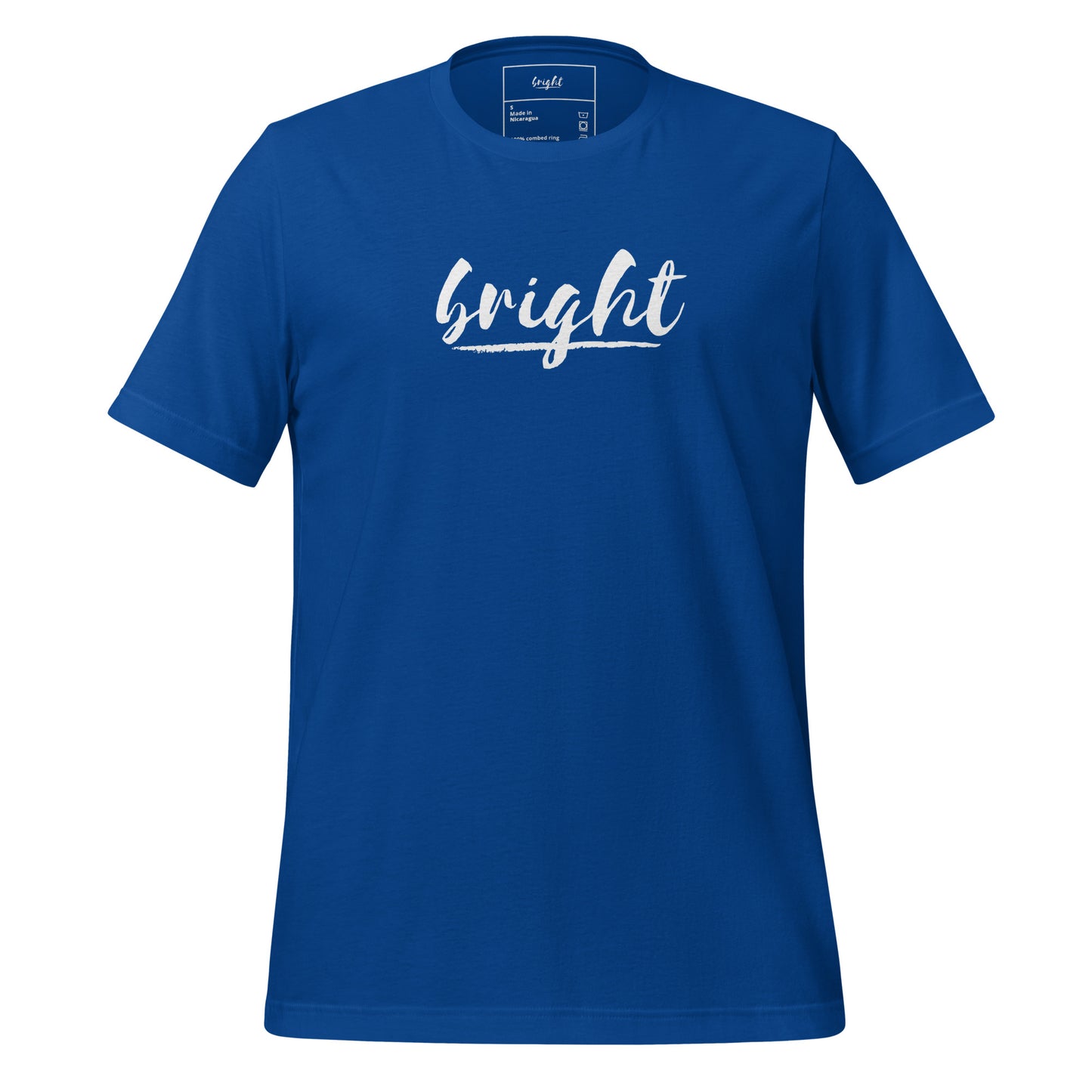 Bright Lower Logo Tee in White