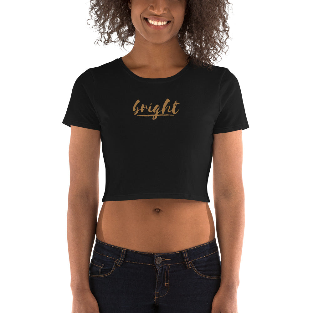 Bright Lower Logo Slim Fit Cropped Tee