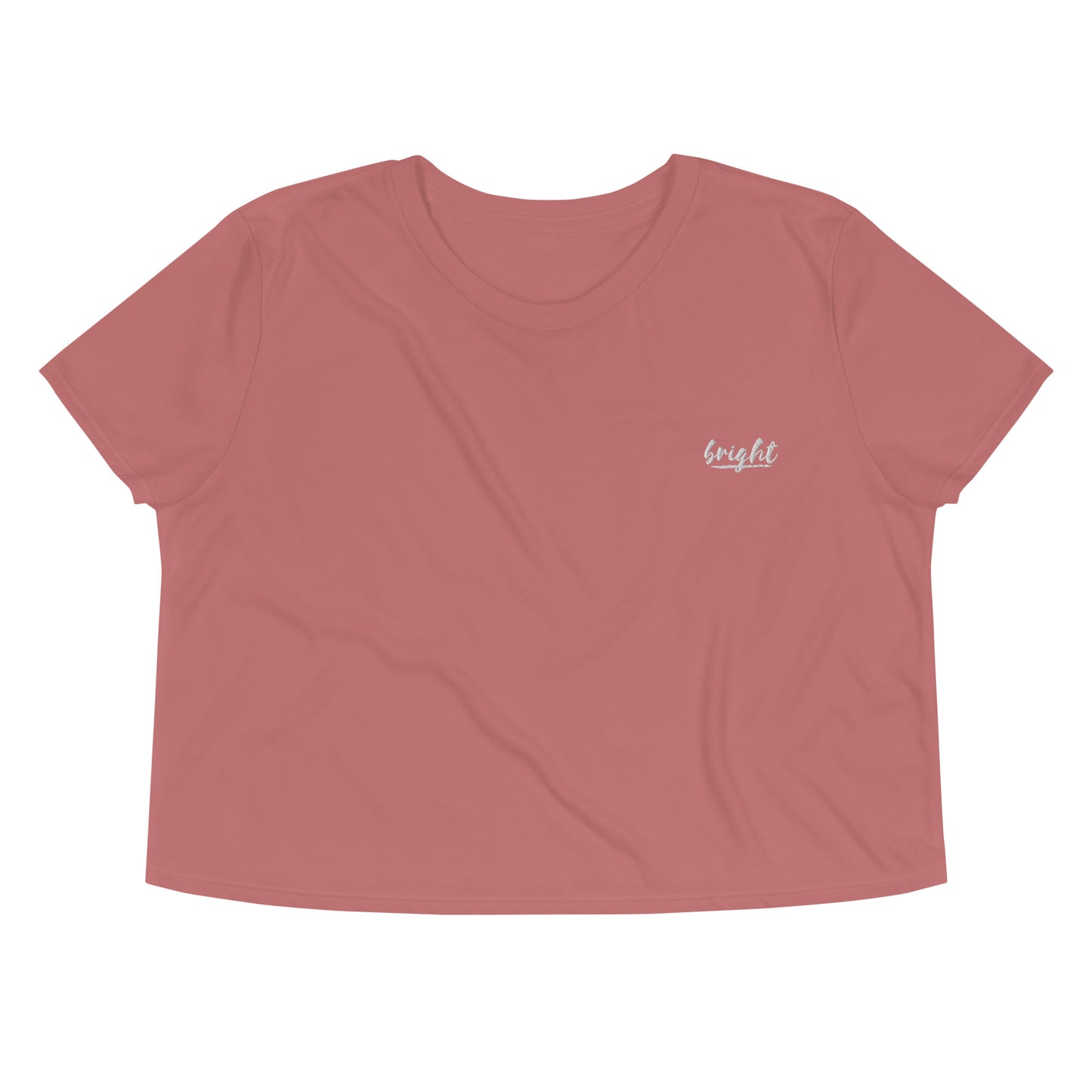 Bright Logo Flowy Cropped Tee