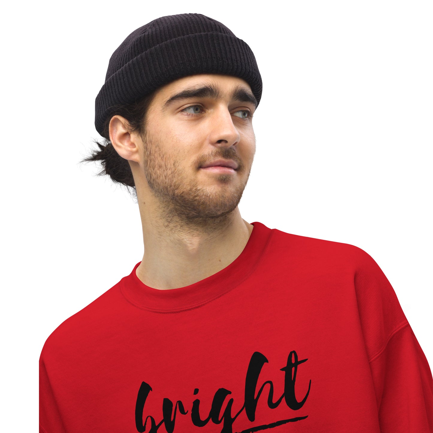 Bright Lower Logo Sweatshirt in Black
