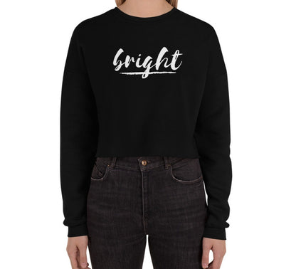 Bright Lower Logo Cropped Sweatshirt